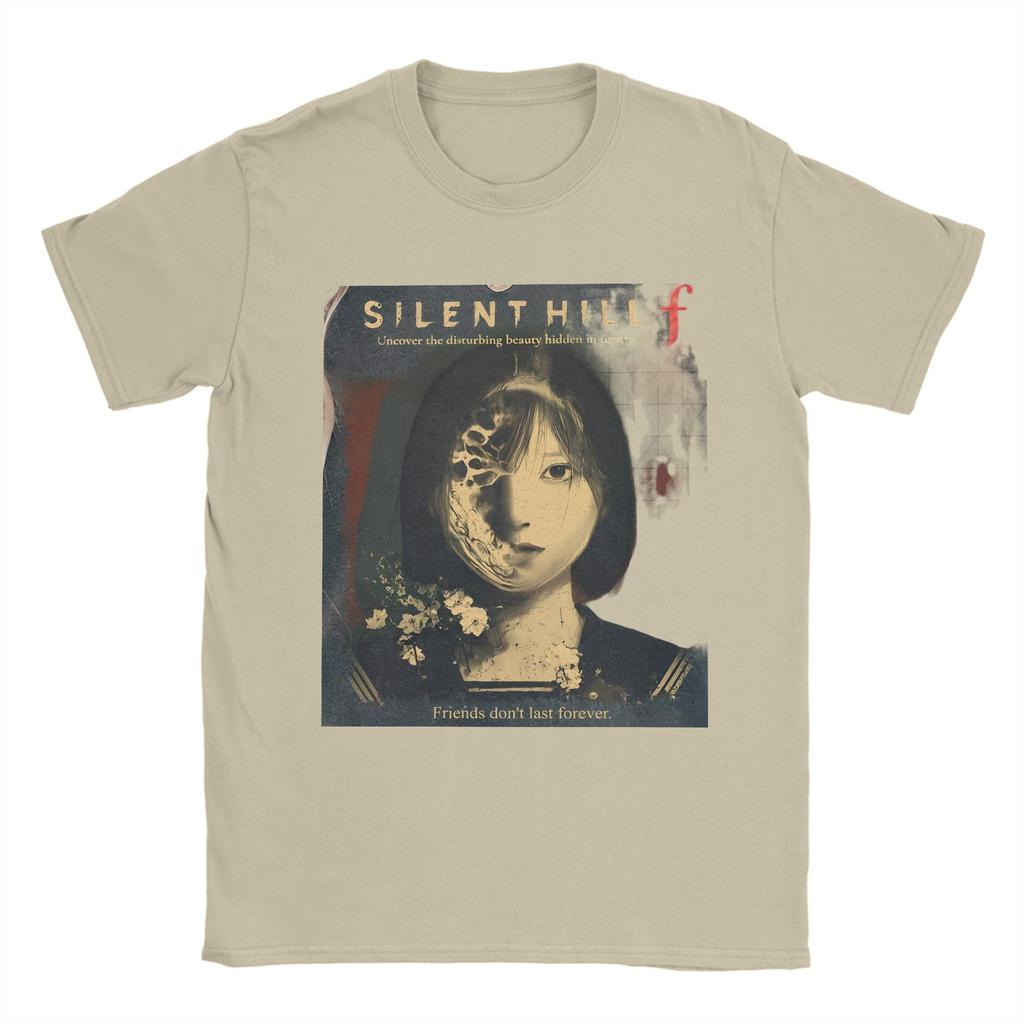 Oversized T Shirt Hinako Shimizu  Silent Hill F 100 Cotton T-Shirts  Leisure Tshirt for Men's Summer Y2K Fun Short Sleeve Tops