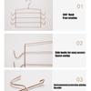 1PCS Gold Tank Top Hanger,Bra Organizer Rack with 360° Rotatable Hook for Closet,Space Saving Metal Clothes Racks for Camisole