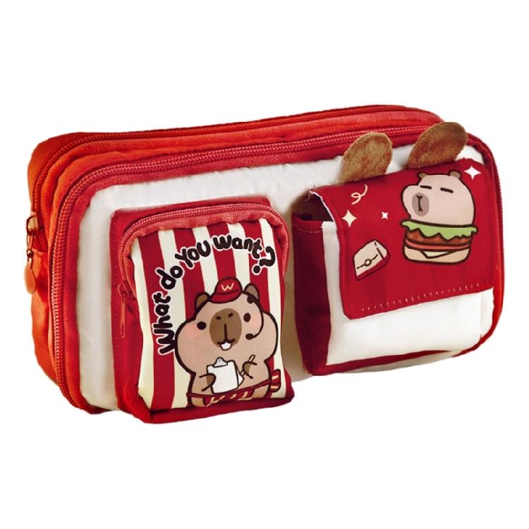 

Lovely Pencil Bag Cartoon Bear Pencil Case 9-Layer Pencil Holder Pen Bag Large Capacity Pen Organizers Pencil Pouch