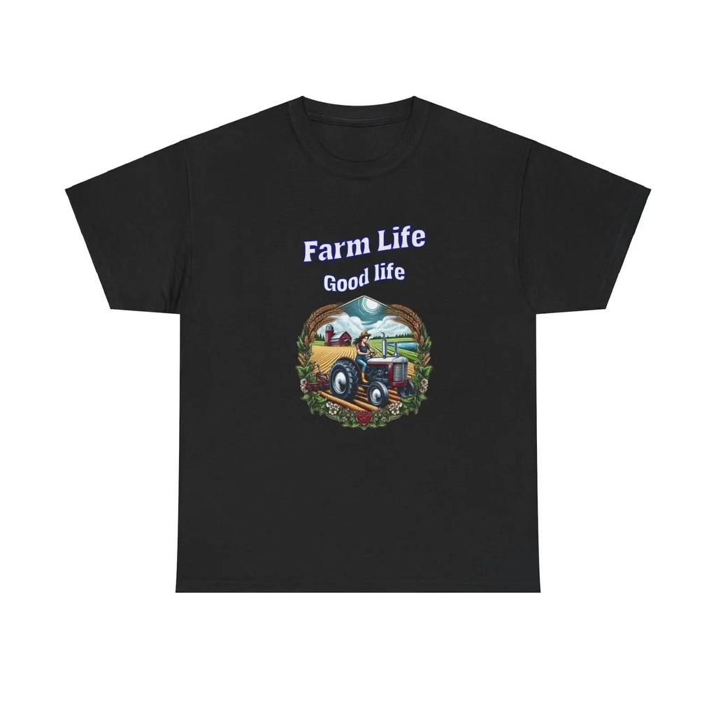 Farmer Unisex Support T Shirt Image 1 Of 4 Vintage Homme Soft Breathable Comfortable Graphic Fashion Versatile Unisex