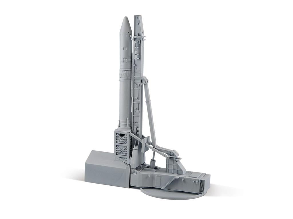 Aoshima Bunka Kyozaisha Space Craft Series Epsilon Rocket Plastic Model 1/200 No.10