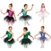 Versatile One Shoulder Dancewear for Girls: Halloween Tutu Dress Combines Ballerina Silhouette with Mermaid Scale Fantasy