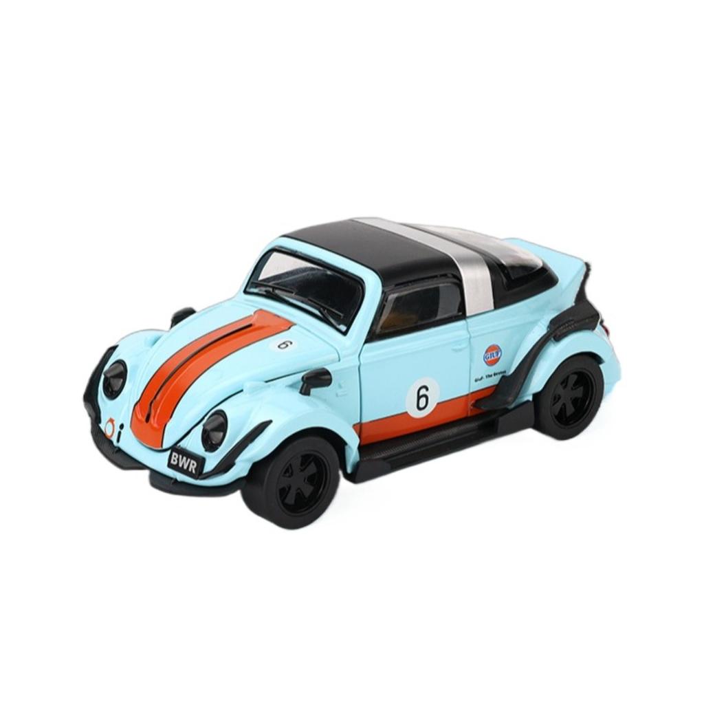 1/32 Scale Volkswagen Beetle Alloy Die-cast Car Model Simulation Retro Classic Car Collection Ornaments Children's Toys Gifts
