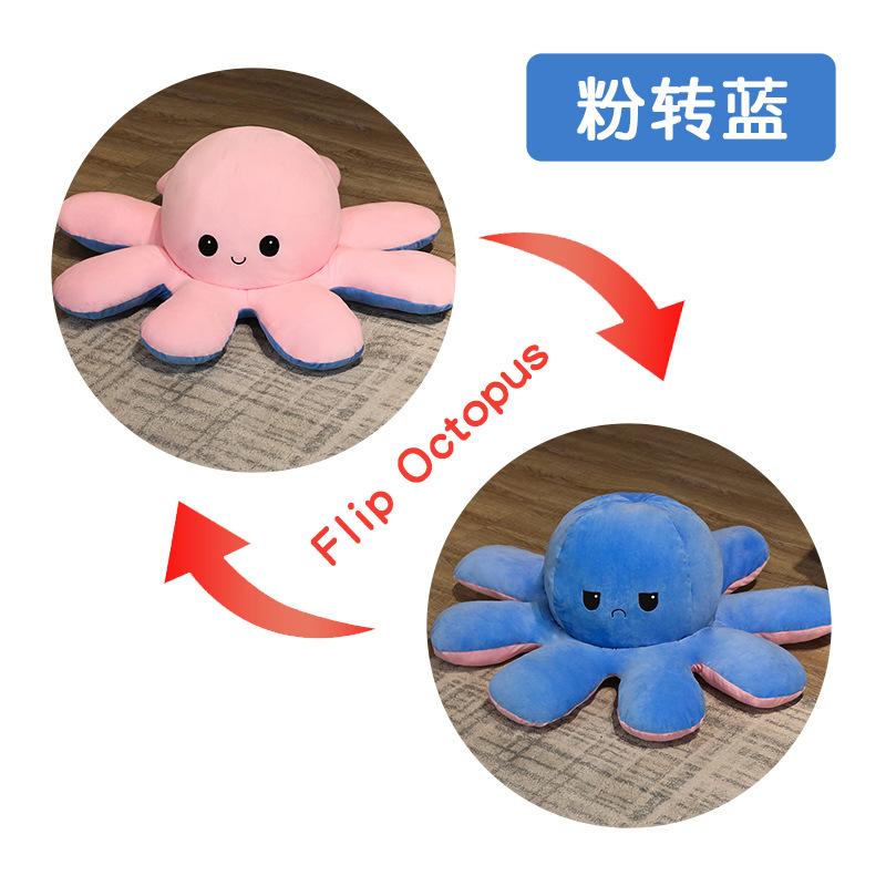 Big Octopus Plush Doll Funny Octopus Big Throw Pillow Children'S Toy Doll Birthday Gift
