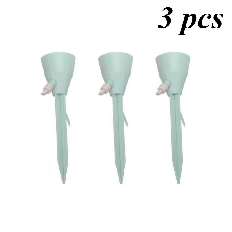 3pcs Automatic Watering Spike Set with Adjustable Flow Drip Irrigation Kit, Suitable for Indoor And Garden Plants, No Batteries Required
