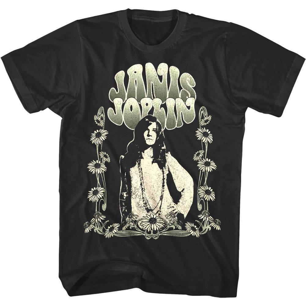 Janis Joplin Daisy Chain Men T Shirt XXXXL