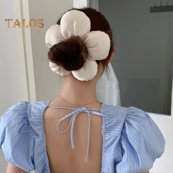 Vrouwen Haar Elastiek Groot Spons Bloemvorm Oversized Haarband Lichtgewicht Draagbaar Haarband Haaraccessoires