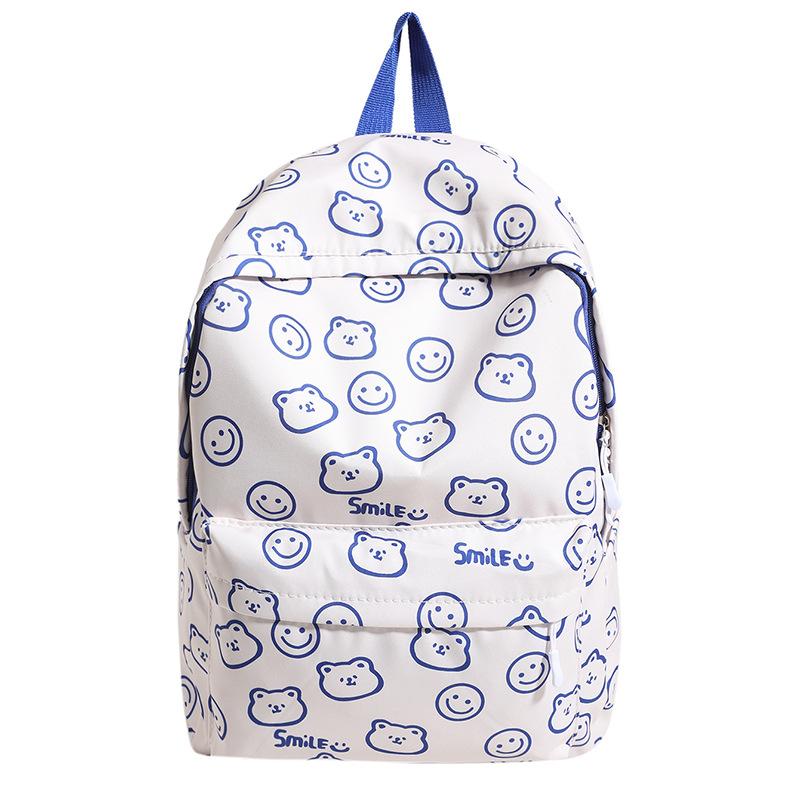 Schoolbag Korean version small fresh backpack 1011 summer graffiti junior high school boys and girls campus schoolbag cartoon print backpack