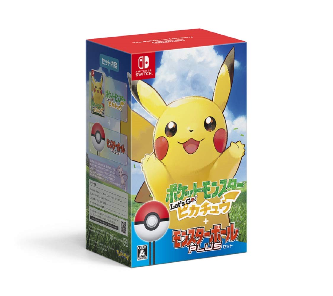 

Pokémon Let’s Go! Pikachu + Poké Ball Plus Set - Switch Japan Import