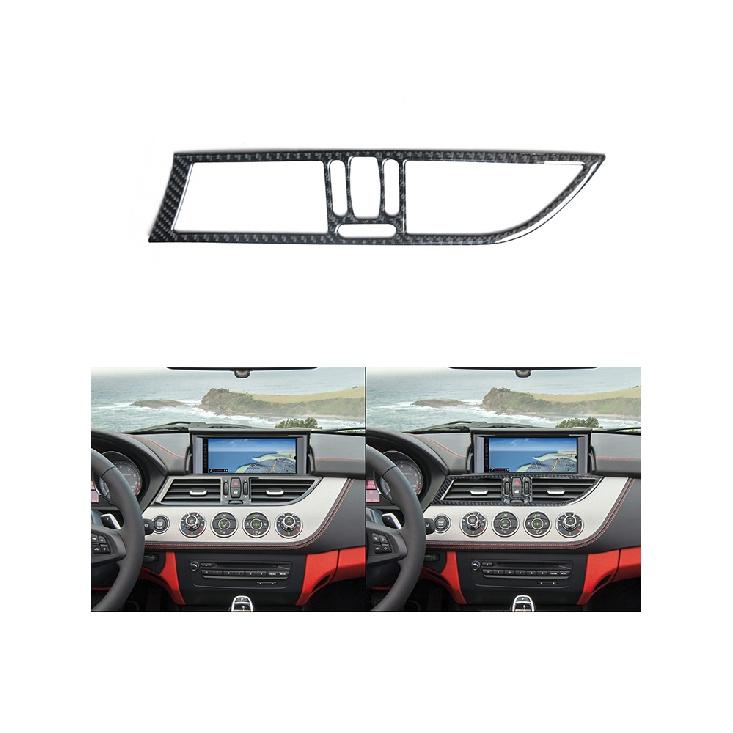 Car Styling Accessories Interior Carbon Fiber Overhead Console Wait Black Stickers Decorative Fit For BMW Z4 E89