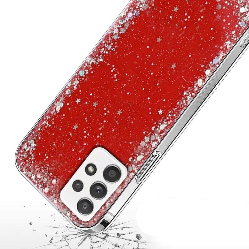Samsung Galaxy A32 5G Case, Glittery, Red