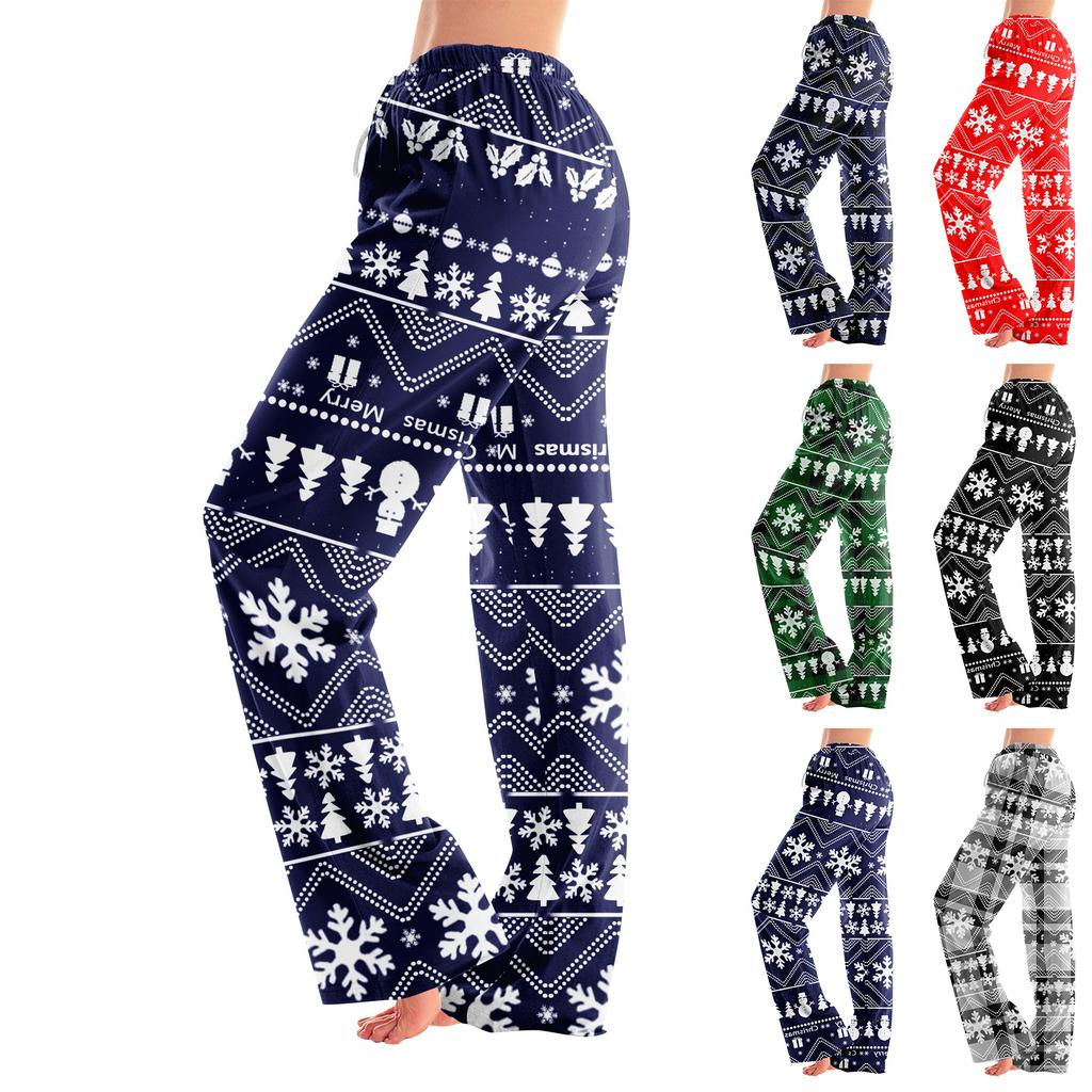 Anime-Pyjamahose, Nachtwäsche, lässige Hose mit Kordelzug und elastischer Taille, bequeme, gerade, lockere Yoga-Hose