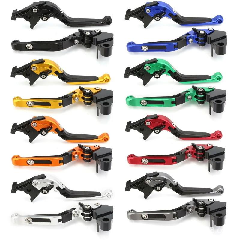 Adjustable Folding CNC Brake Clutch Lever Kawasaki ZX-6 ZZR600 ZX9R Motorcycle Aluminum Alloy Handlebar Control