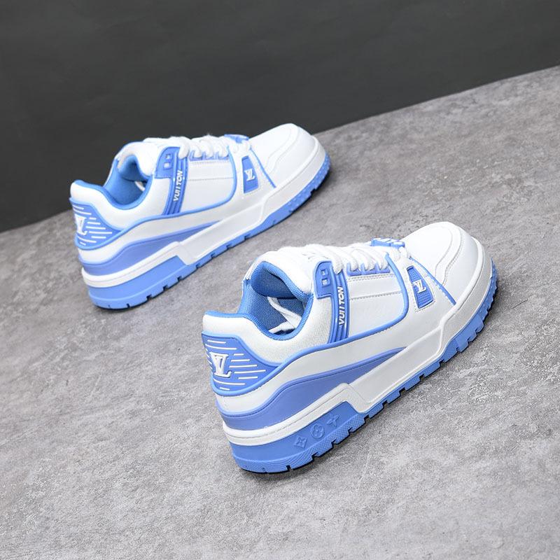 Кожаные новые осенние платформенные спортивные повседневные кеды нескользящие маленькие белые модные туфли 1 36