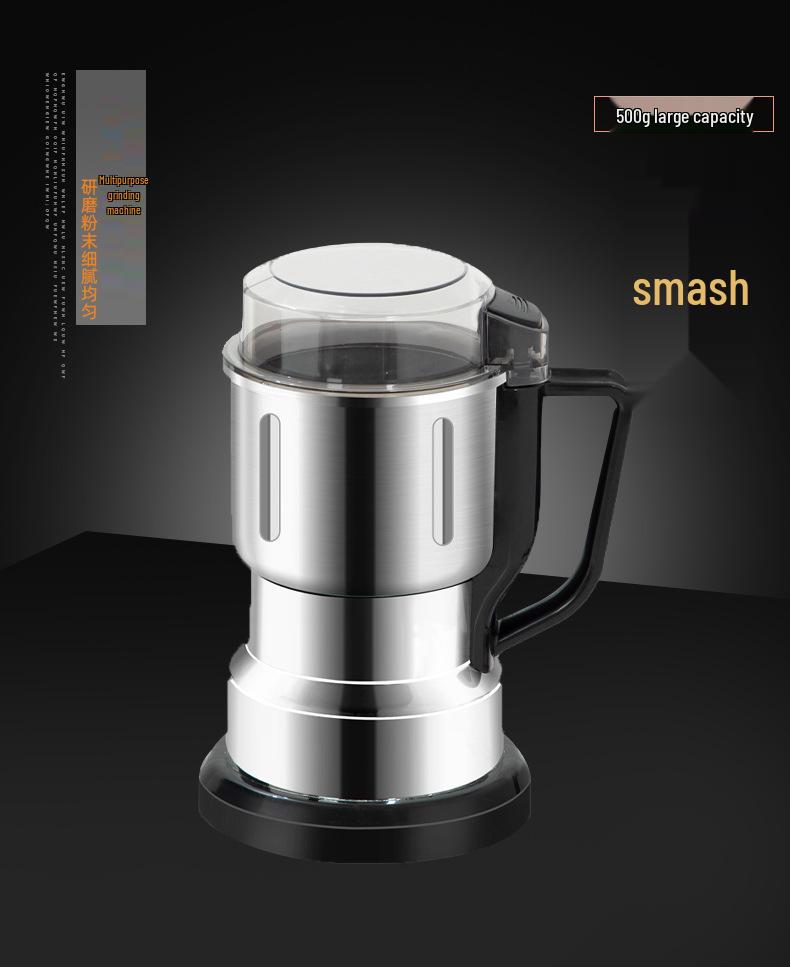 Household Grinder Pulverizer - Small Fine Powder Crusher & Kitchen Food Processor for Grains and Medicinal Materials