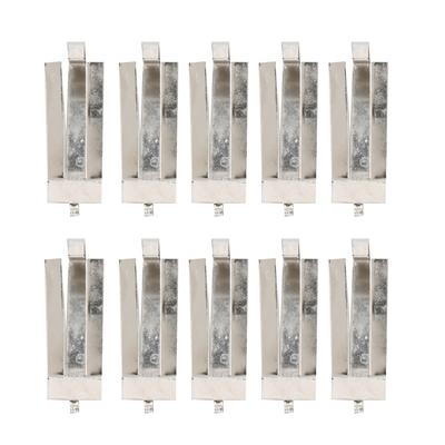 10Pcs Hot Bed Glass Platform Fix Clips Stainless Steel Clamp 3D Printer Accessories