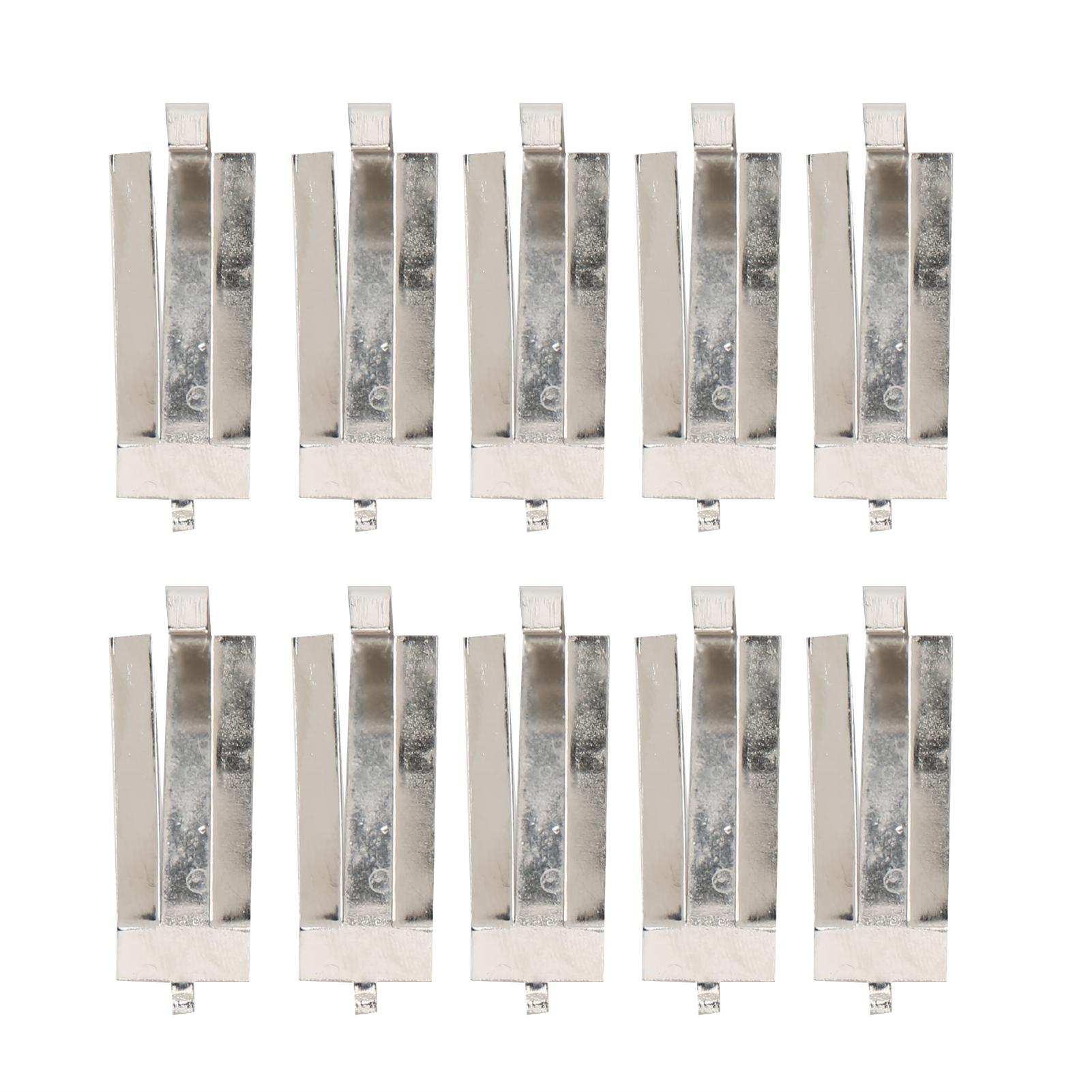 

10Pcs Hot Bed Glass Platform Fix Clips Stainless Steel Clamp 3D Printer Accessories