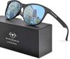 MARSWORID Driving UV400 Impact for and Hiking Men's Sunglasses, Polarized, Ultra-Lightweight, Protection, Resistant, Unisex, Driving, Sports, Running,
