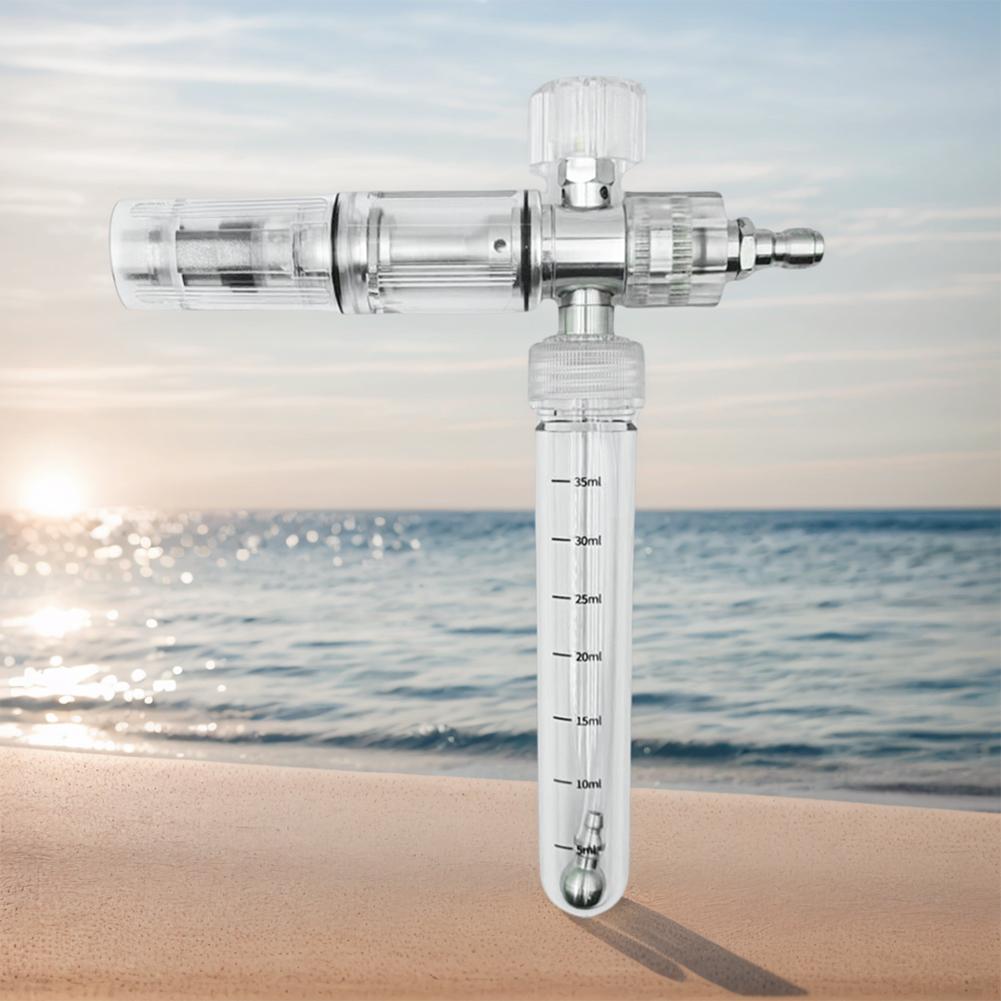 35ml Water Foam Pot with 1/4 Inch Quick Connector Soap Foam Spray Bottle Car Wash Foam Sprayer for Cleaning Cars SUVs