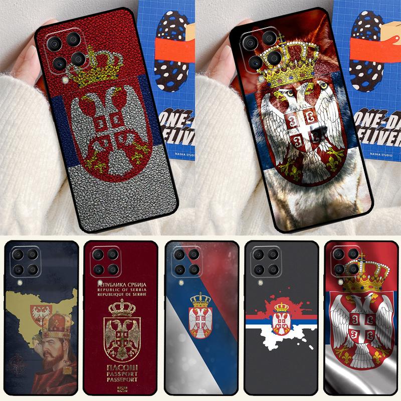 Flag of Serbia Serbian For Samsung Galaxy M14 M34 M54 M33 M13 M23 M53 M15 M55 M31 M51 M20 M30s M32 M52 Phone Case