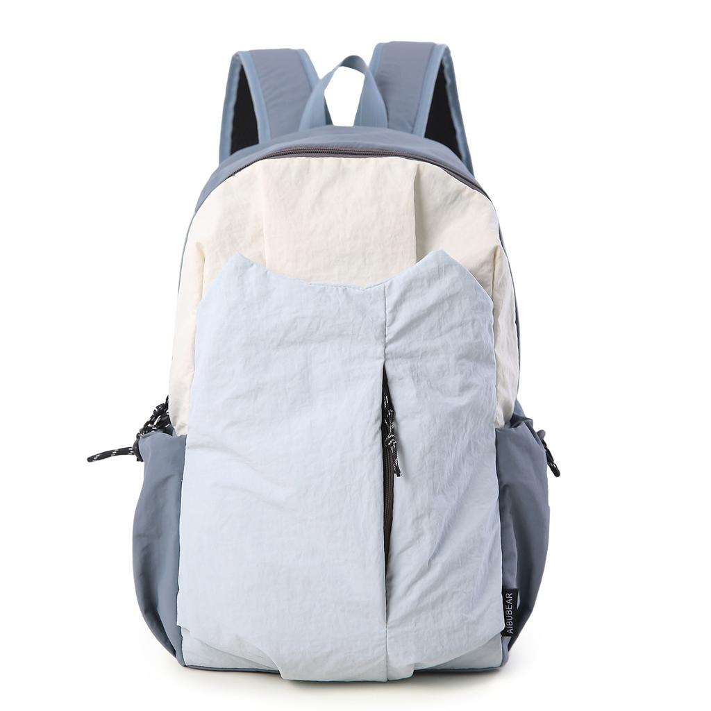 Schoolbag New Outdoor Sports Backpack Large Capacity Fashion Lightweight Simple Backpack Men's and Women's High Value Backpack Crossbody Bag