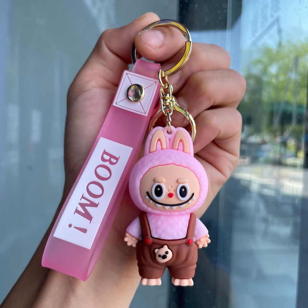 Cartoon Sheep Keychain Pendant Cute Doll Backpack Car Key Chain Ring Gift