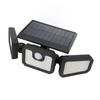 Outdoor Solar Wall Light with Motion Sensor Remote Control Foldable IP65 Waterproof 210LEDs Security Light 3 Lighting