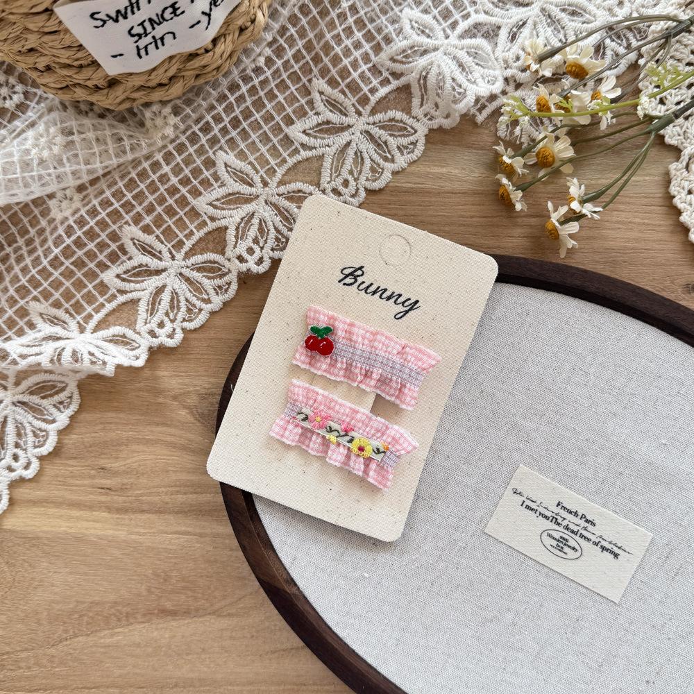 2pcs/set Cartoon Cute Hair Clips for Baby Girls Barrettes Hairgrips Sweet Girl Hairpins Headdress Hair Accessories Kids Headwear