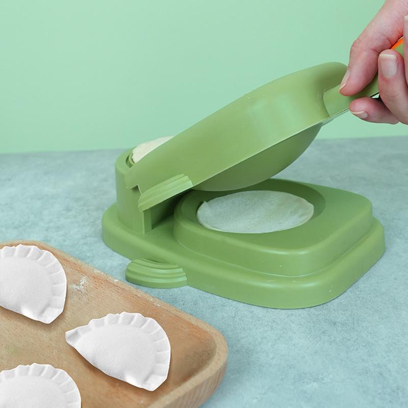 3 In 1 Dumplings Maker,Multifunctional Manual Dumpling Skin Presser,Dumpling Mold Tool,Making and Pressing Dumpling Skin Machine for Kitchen