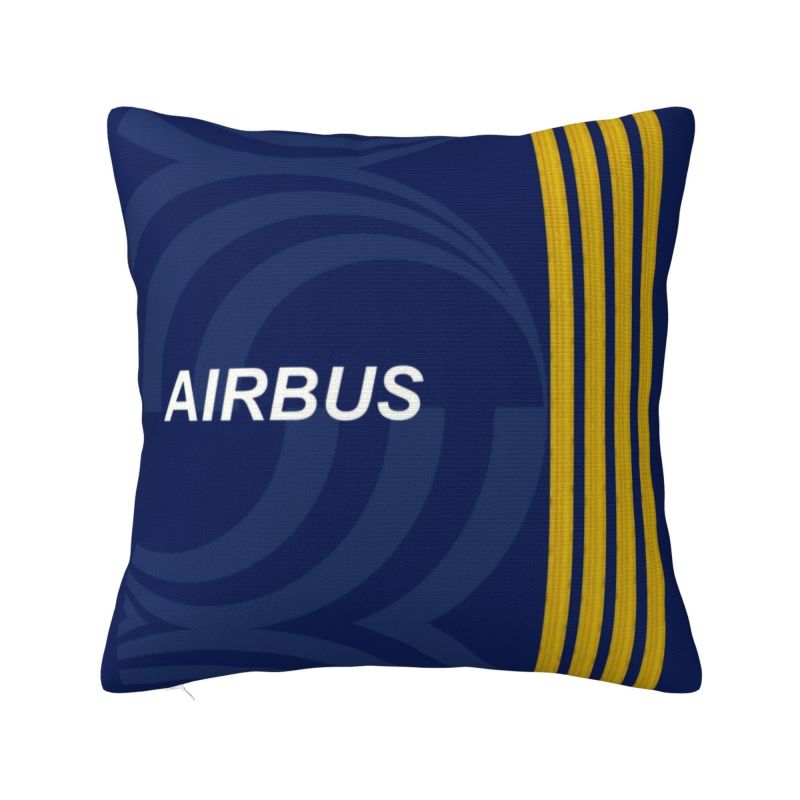 Cockpit Six Dials Flight Simulator Pilot Nordic Pillow Cover Home Decor Airplane Aircraft Car Cushion
