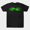 Men Black Print T-shirt Degeneration X Dx Wwf Wwe Attitude Era Pro Wrestling No-Cut Transfer Paper Print Cotton Tshirt