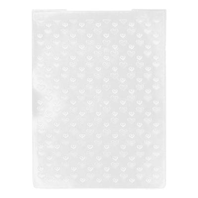 Heart Shaped Plastic Embossing Folders For Scrapbooking Album Decoration DIY