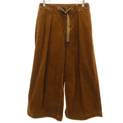 Cropped Corduroy Buggy Pants M Camel Type Outdoors Women Used