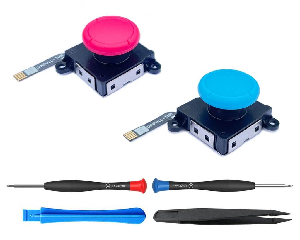 ElecGear Replacement TMR Joystick Set for and Lite Includes Electromagnetic Control TMR Joysticks Repair Tools 2-Piece Switch, OLED, Controllers, +