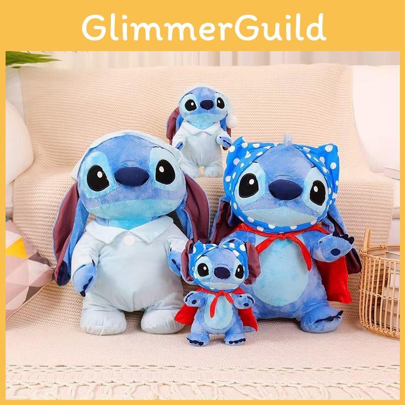 Plush Soft Doll With Red Cape Short Fur Material For Kids Gift Idea