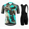 Men Women Cycling Jersey Set Long Sleeve Breathable Mountain Bike Outfit Sportswear
