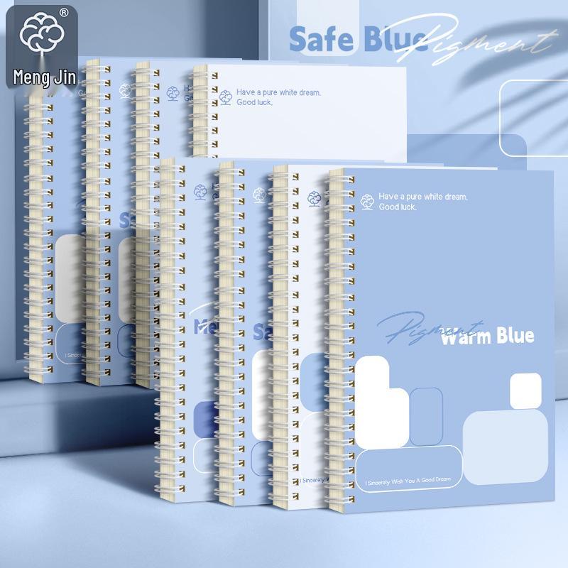 Blue Spiral B5/A5 Student Notebook - Large & Cute