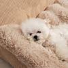 Winter Dog Cat Bedding Removable Cover Pet Sofa Bed Washable Thermal Insulation Cushion Anti Slip Bottom Chew Resistant Durable Pet Furniture