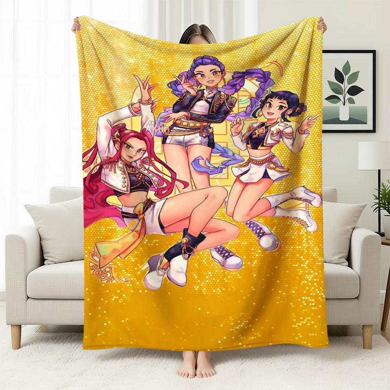 Kpop Witchers Witchers Peripheral Blankets Blankets Flannel Nap Blankets Blankets Printed Office Sofa Blankets