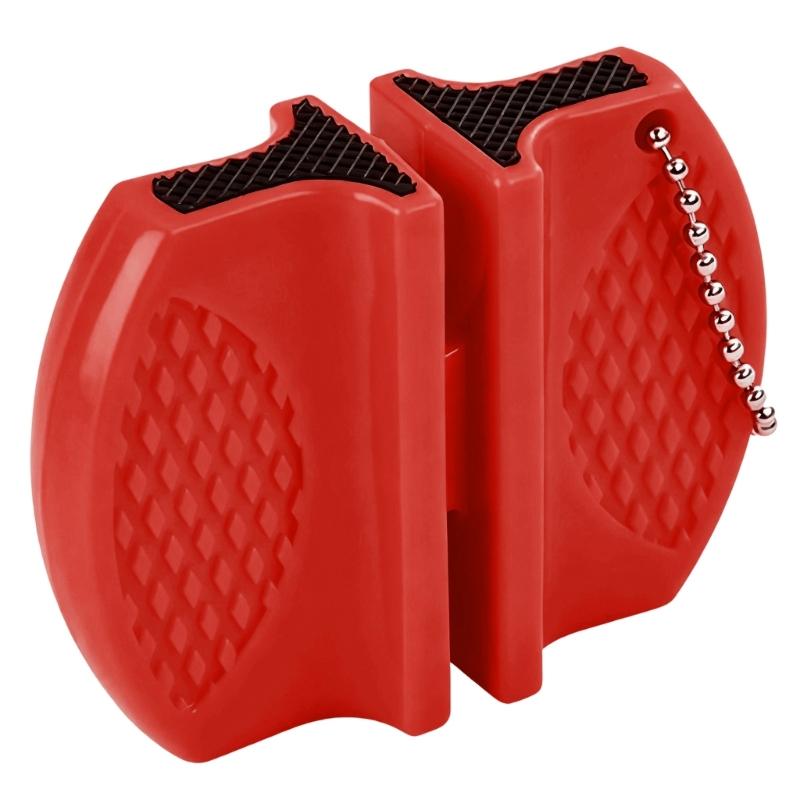 Compacts Multifunctional Knifed Sharpener With Safety Lock For Outdoor Tool And Camping Gears