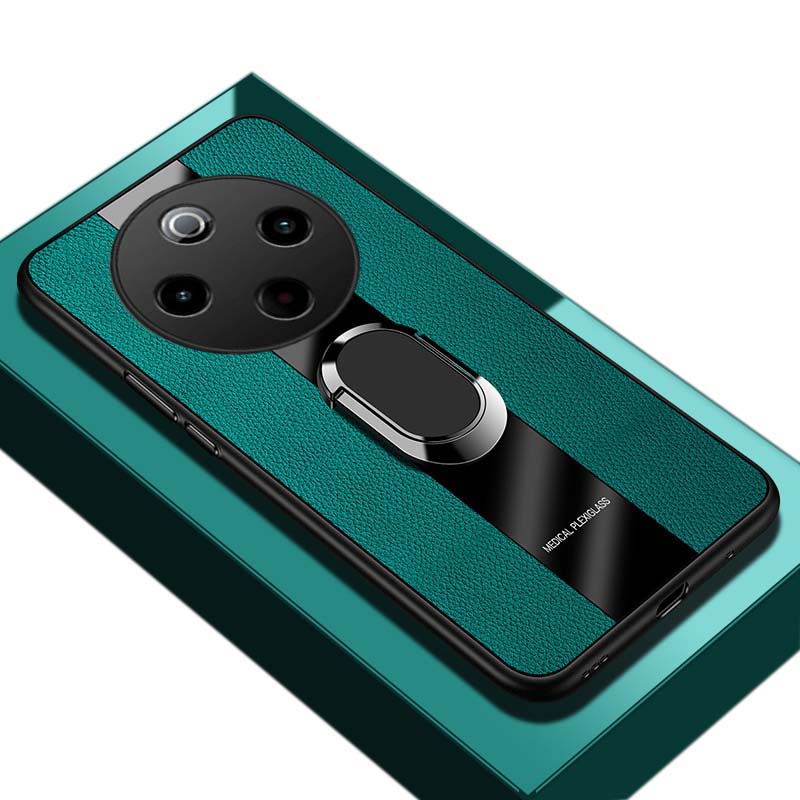 For Vivo Iqoo Z10 Case Business Elliptical Bracket All-Inclusive Shockproof Leather Soft Silicone Fashion for Iqoo Z10 Back Cover
