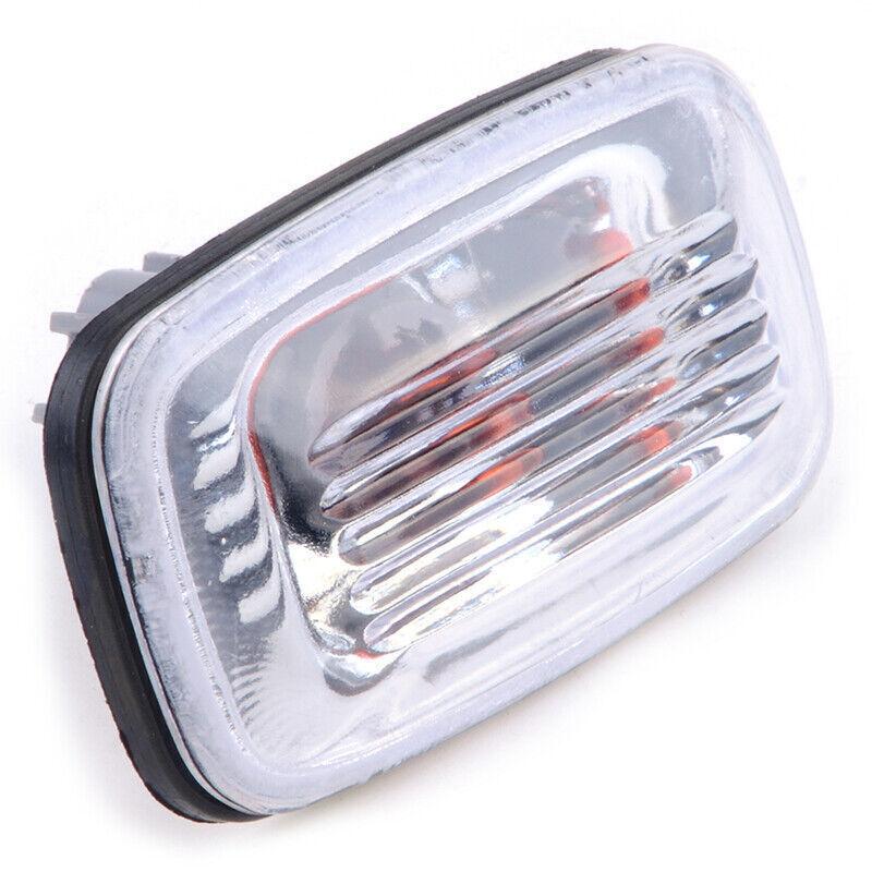 2*Side Fender Marker Turn Light Signal Clear for Toyota Land Cruiser LC100 98-07