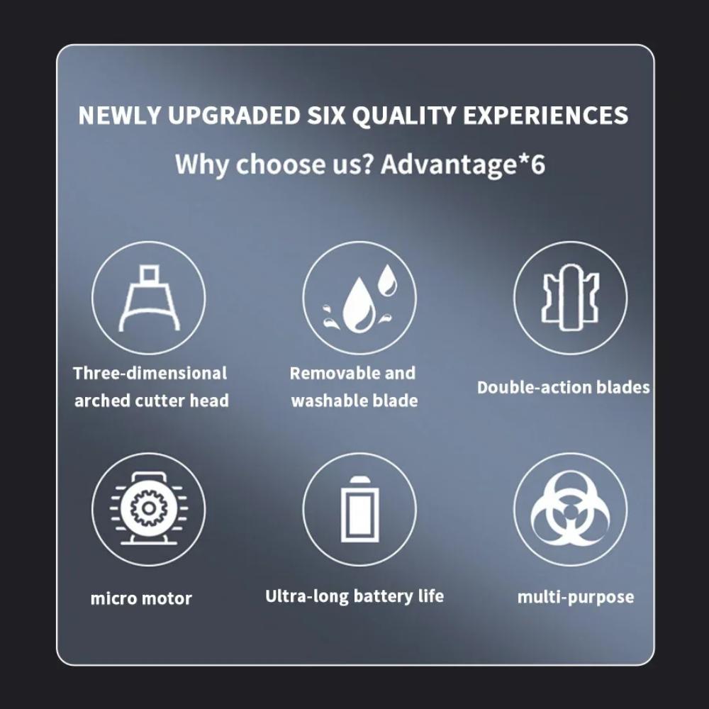 2 w 1 Elektryczny Przenośny Trymer do Włosów w Uszach i Nosie 2024 Profesjonalny Bezbolesny Przenośny do Brwi Dla Mężczyzn