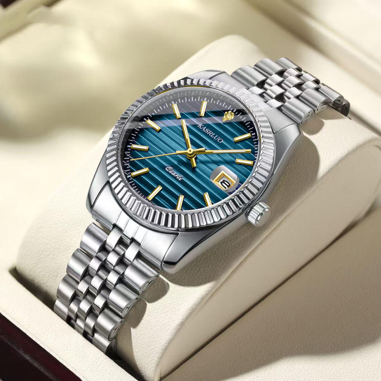 Casaro Watch Men S Watch Fashion Business Quartz Watch Men S Watch Calendar Luminous Source 41mm
