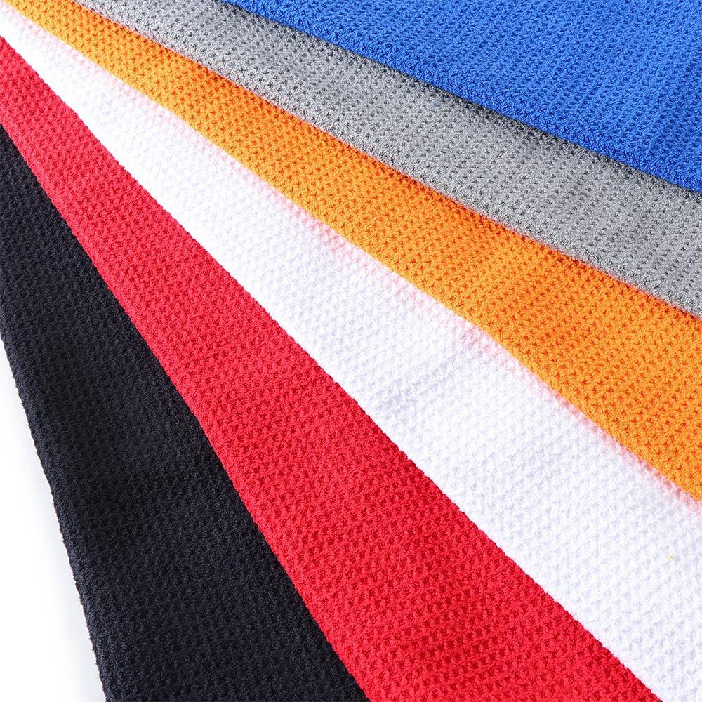 Balls Hands High Water Absorption Cleaning Towels With Carabiner Hook Golf Towel Cleans Clubs