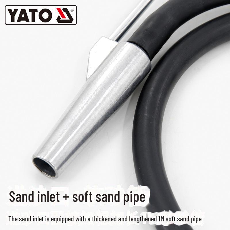 YATO Yiertuo Handheld Pneumatic Sandblasting Gun for Sandblasting, Frosting, Rust, Oil, and Impurity Removal