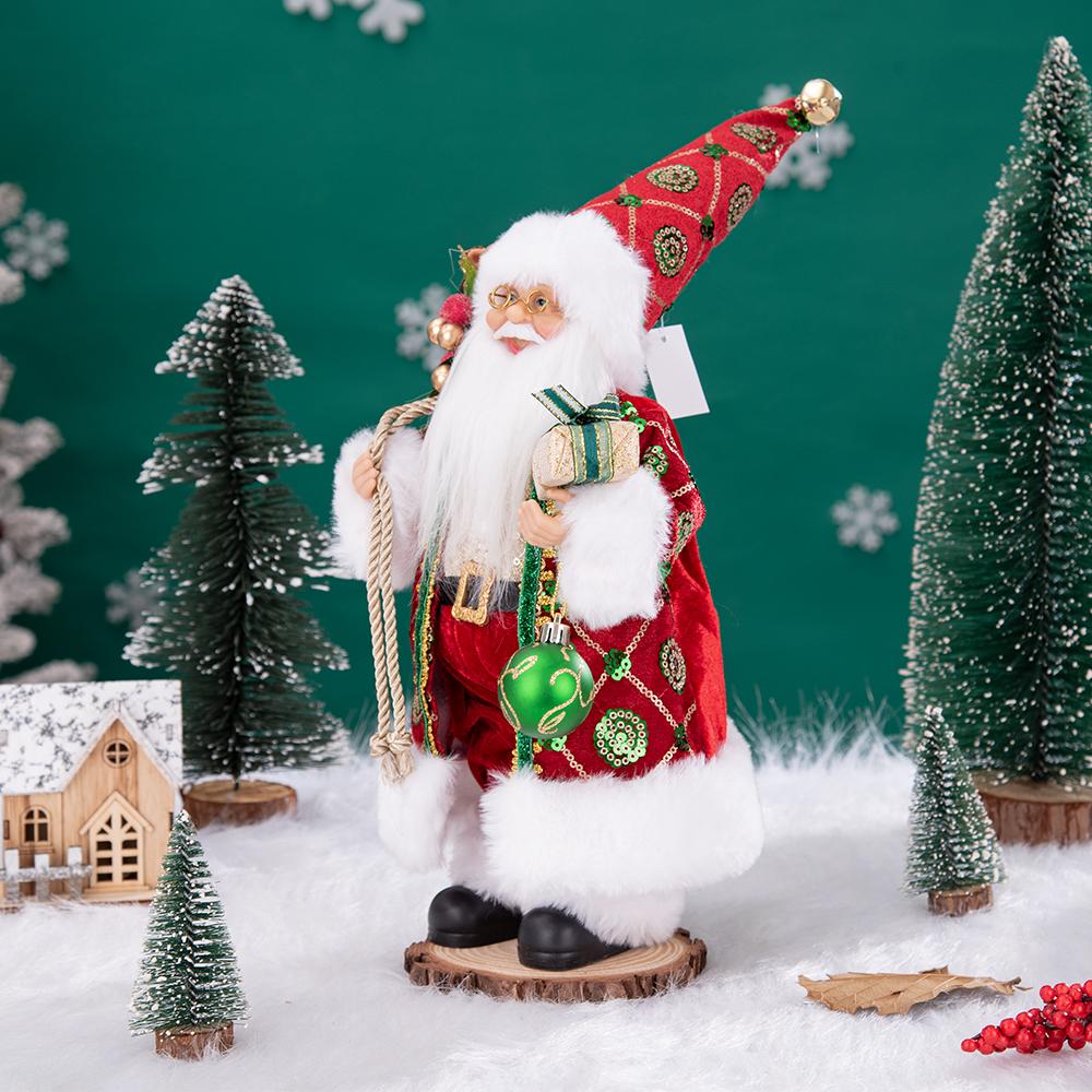 Gift Bag Santa Claus Plush Ornament