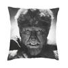 The Wolfman Cushion Cover 45*45 Cm Velvet Halloween Horror Movie Monster Throw Pillow Case Home Decorative Sofa Pillowcase
