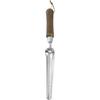 HARFINGTON Seeding Widger 13.6 x 1.26 Stainless Steel Garden Hand Shovel Seed Trowel with Wooden Handle Long & Narrow for Planting Weeding Digging