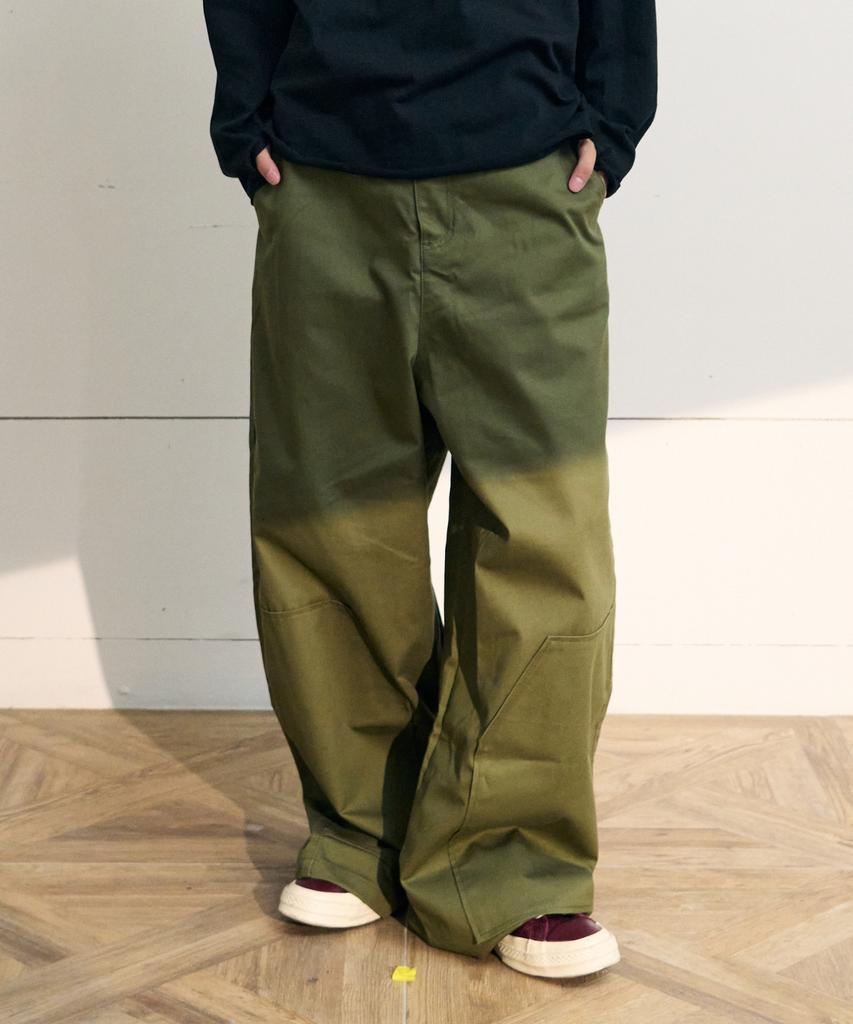 Iseuteuseobiseusyab Ess Cotton Carpenter Pants - Khaki